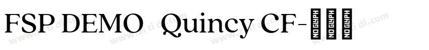 FSP DEMO   Quincy CF字体转换
